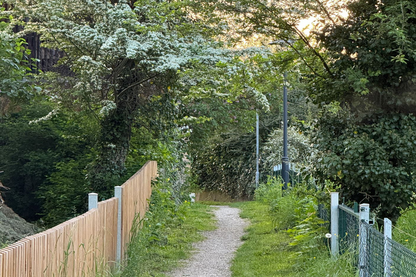 Auf den schönen Wegen durch das Dorf Zell unter Aichelberg