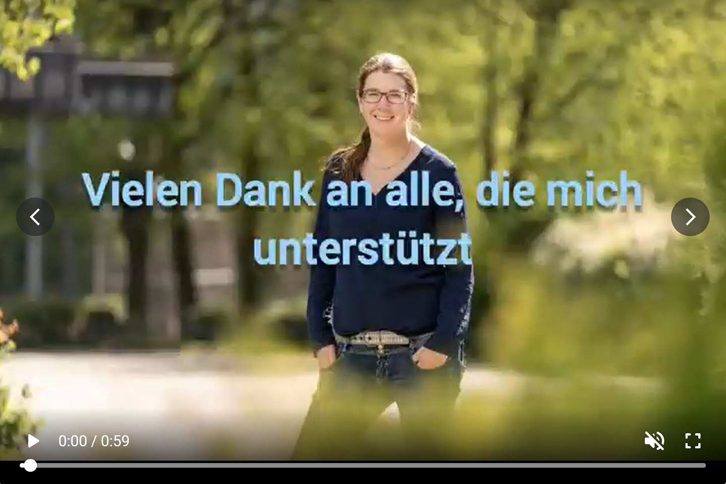 Dr. med. Anke-Mira Bachmaier sagt Danke